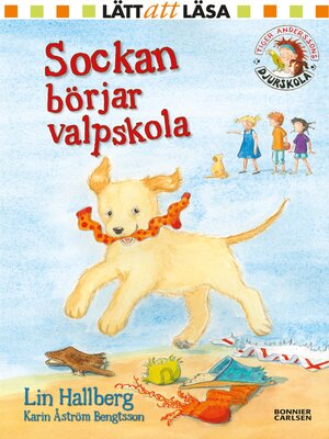 cover image of Sockan börjar valpskola